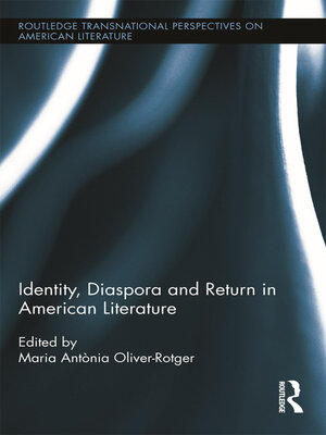 cover image of Identity, Diaspora and Return in American Literature